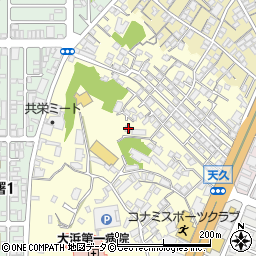 沖縄県那覇市天久858周辺の地図