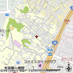 沖縄県那覇市天久813周辺の地図