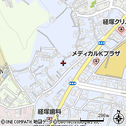沖縄県浦添市経塚218-1周辺の地図
