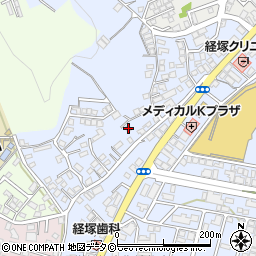 沖縄県浦添市経塚218周辺の地図