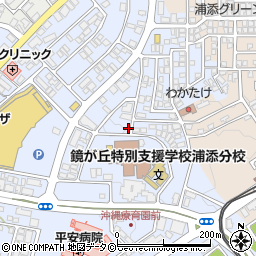 沖縄県浦添市経塚691-1周辺の地図