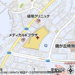 ａｕショップ　サンエー経塚シティ周辺の地図
