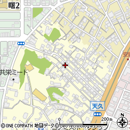 沖縄県那覇市天久802-16周辺の地図