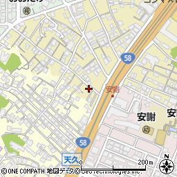 渡嘉敷アパート周辺の地図