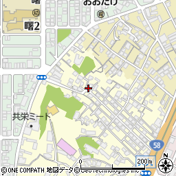 沖縄県那覇市天久802-28周辺の地図