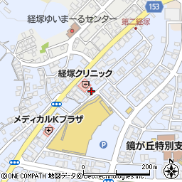 沖縄県浦添市経塚664周辺の地図