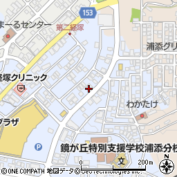 沖縄県浦添市経塚895-1周辺の地図