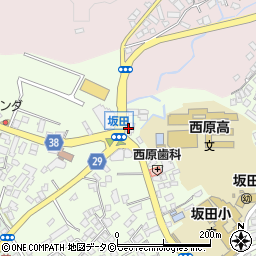 沖縄銀行坂田支店周辺の地図