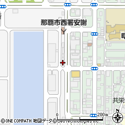 全沖縄検数協会安謝現業所周辺の地図