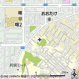 沖縄県那覇市天久805-1周辺の地図