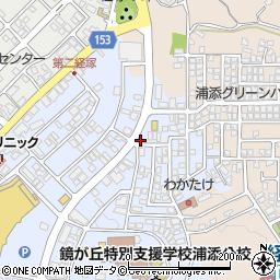 沖縄県浦添市経塚827-2周辺の地図