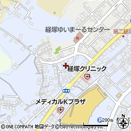沖縄県浦添市経塚111-4周辺の地図