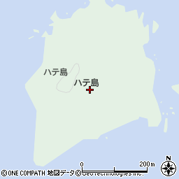 ハテ島周辺の地図