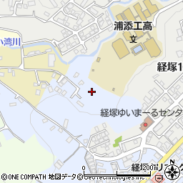 沖縄県浦添市経塚180-2周辺の地図