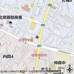 琉球銀行内間支店周辺の地図