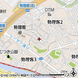 沖縄県浦添市勢理客2丁目27周辺の地図