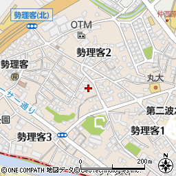 沖縄県浦添市勢理客2丁目31周辺の地図