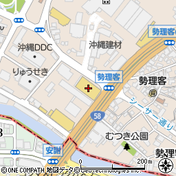 沖縄トヨタ自動車トヨタウン勢理客店周辺の地図