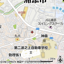 沖縄県浦添市勢理客2丁目1周辺の地図