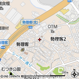 沖縄県浦添市勢理客2丁目23周辺の地図