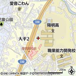 琉球伊奈周辺の地図