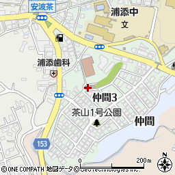 茶山自治会周辺の地図