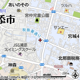 沖縄県浦添市宮城5丁目12-3周辺の地図