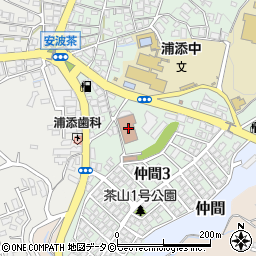 郵便事業浦添支店周辺の地図