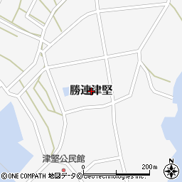 沖縄県うるま市勝連津堅周辺の地図