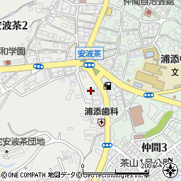 浦添自動車整備工場周辺の地図