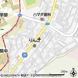 ａｐｏｌｌｏｓｔａｔｉｏｎセルフ琉大東口ＳＳ周辺の地図