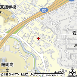 沖縄県浦添市大平3丁目10-1周辺の地図