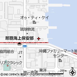 那覇地区漁協造船所周辺の地図