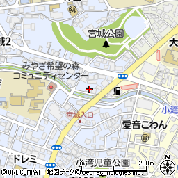 カラオケ 歌丸 宮城店周辺の地図