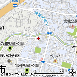 ライオンズマンション浦添宮城周辺の地図