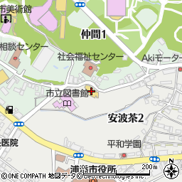 浦添市男女共同参画推進ハーモニーセンター周辺の地図