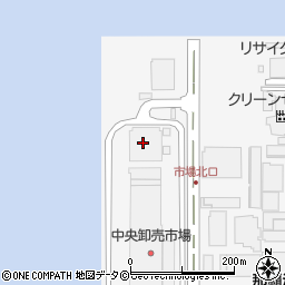 株式会社沖縄県中央卸売市場精算周辺の地図