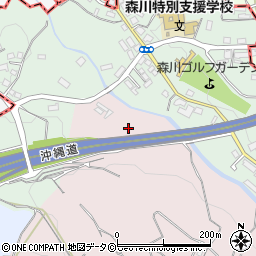 沖縄自動車道周辺の地図