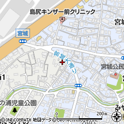 沖縄県浦添市仲西1丁目16-3周辺の地図