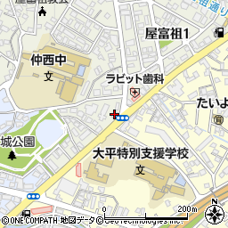 眠りの駅浦添店周辺の地図