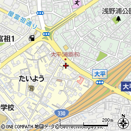 中部興産株式会社　浦添店周辺の地図