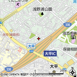 浦添市管工事事業協同組合周辺の地図
