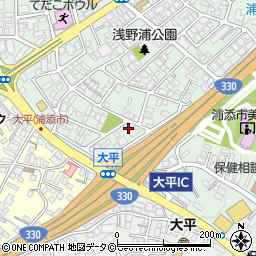 沖縄県浦添市伊祖1丁目5-16周辺の地図