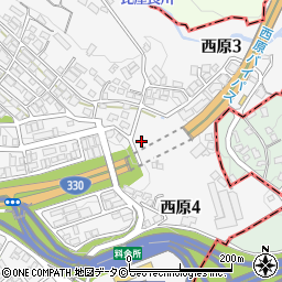 うがんやま公園トイレ周辺の地図