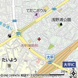 津田塾小中部周辺の地図