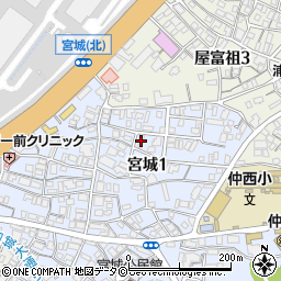 吉長荘周辺の地図