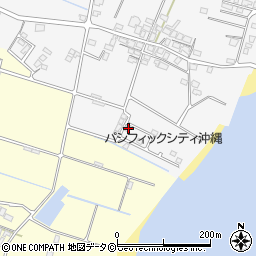 沖縄県中頭郡中城村奥間954-21周辺の地図