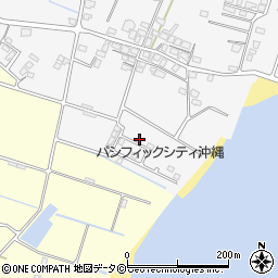 沖縄県中頭郡中城村奥間954-17周辺の地図