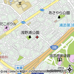 親富祖アパート周辺の地図