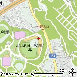 浦添市スポーツ協会周辺の地図